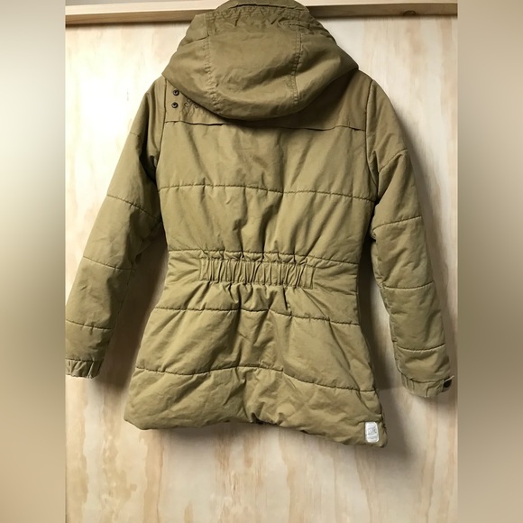 G-star long winter coat in green size small - Picture 3 of 4